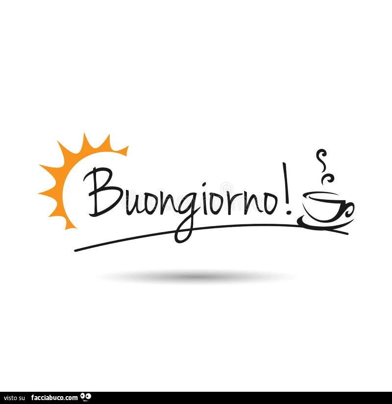Buongiorno caffè