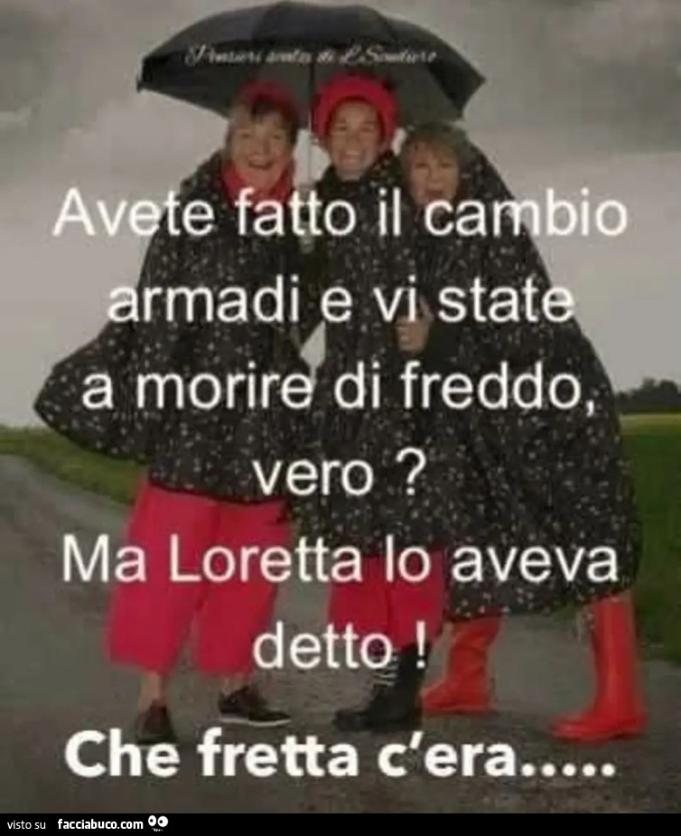 Dove sei?