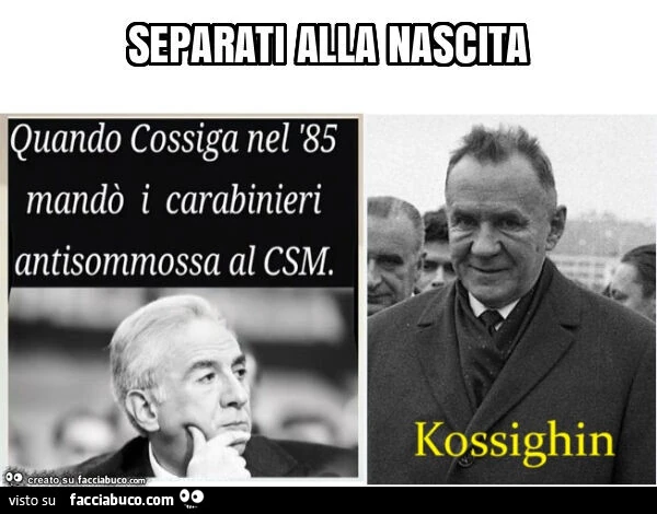Separati alla nascita