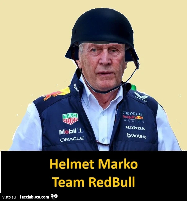 Helmut o Helmet Marko, RedBull F1