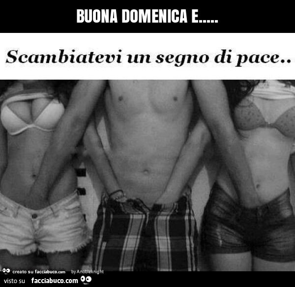Buona domenica e