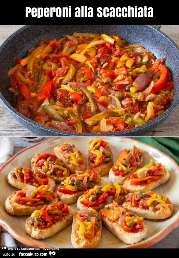Peperoni alla scacchiata