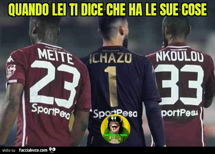Quando lei ti dice che ha le sue cose