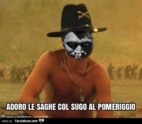 Adoro le saghe col sugo al pomeriggio
