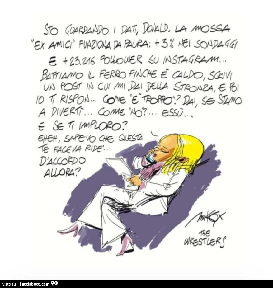 Sto guardando i dati, Donald