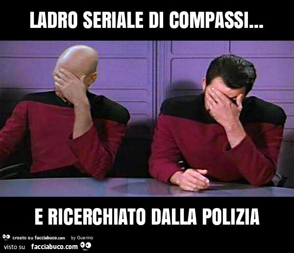 Ladro seriale di compassi&hellip; e ricerchiato dalla polizia