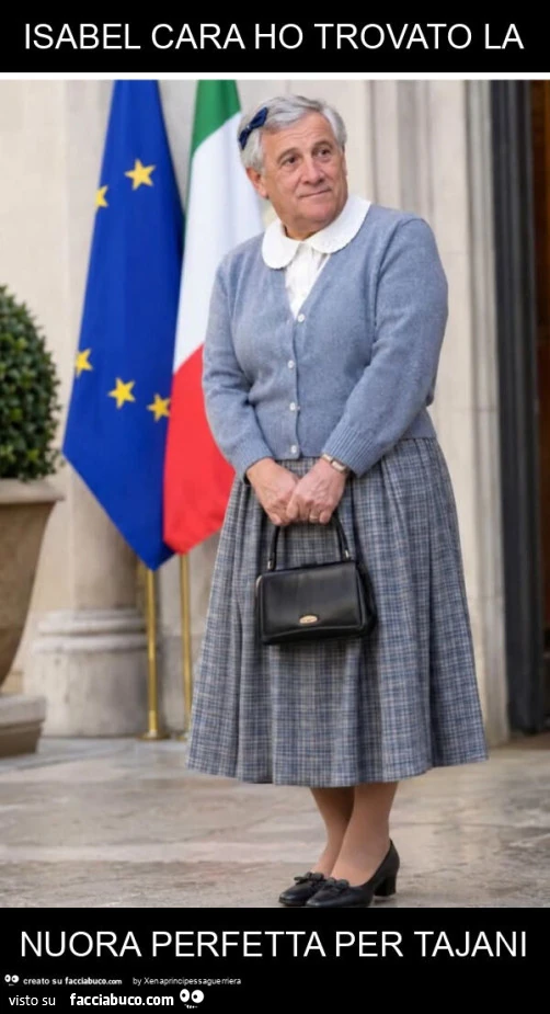 Isabel cara ho trovato la nuora perfetta per tajani