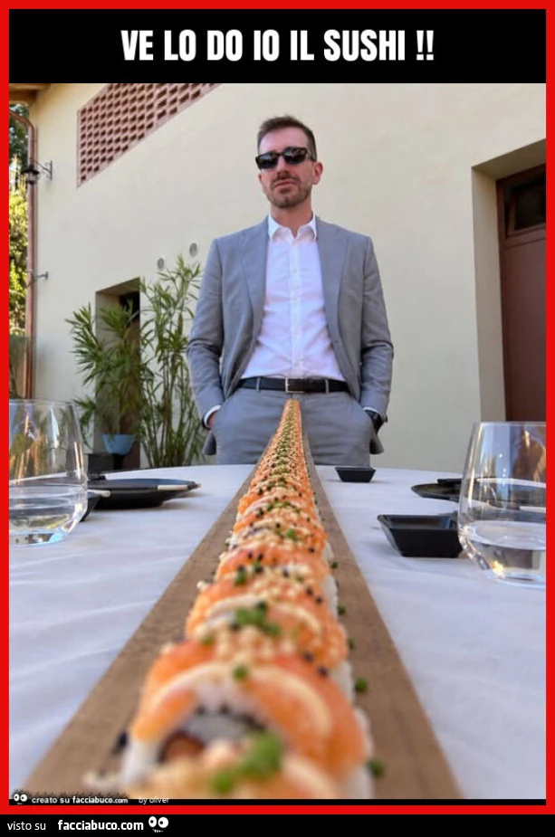 Ve lo do io il sushi