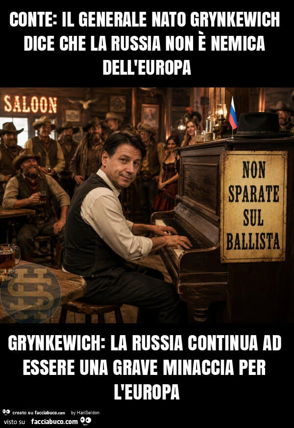 Conte: il generale nato grynkewich dice che la russia non è nemica dell'europa grynkewich: la russia continua ad essere una grave minaccia per l'europa