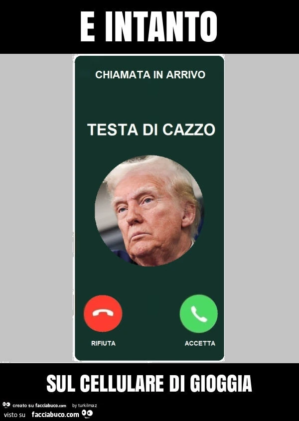 E intanto sul cellulare di gioggia