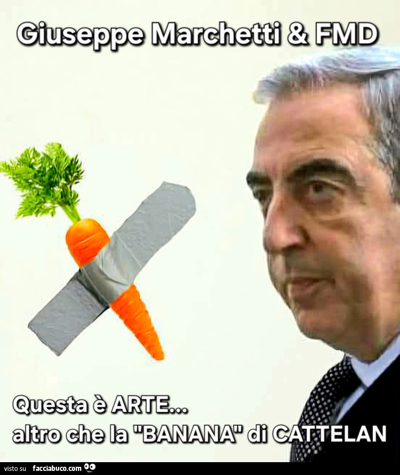 Banana cattelan al panino Gasparri