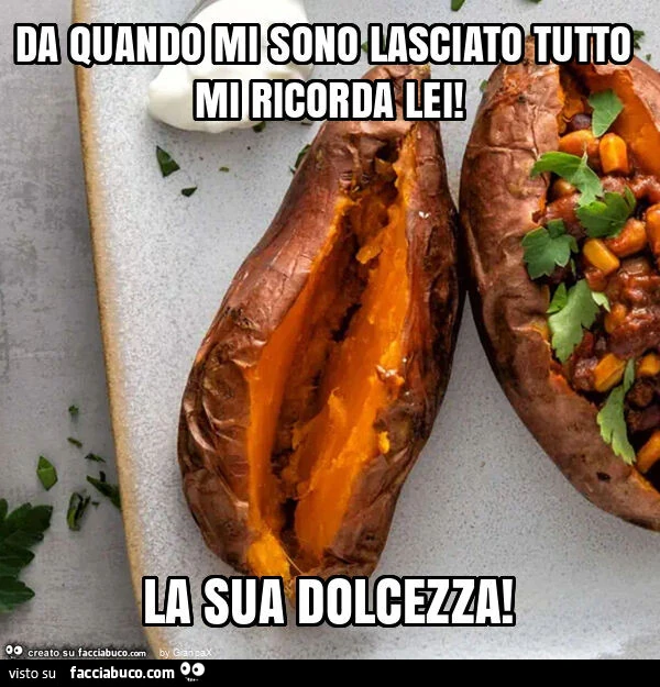 Da quando mi sono lasciato tutto mi ricorda lei! La sua dolcezza