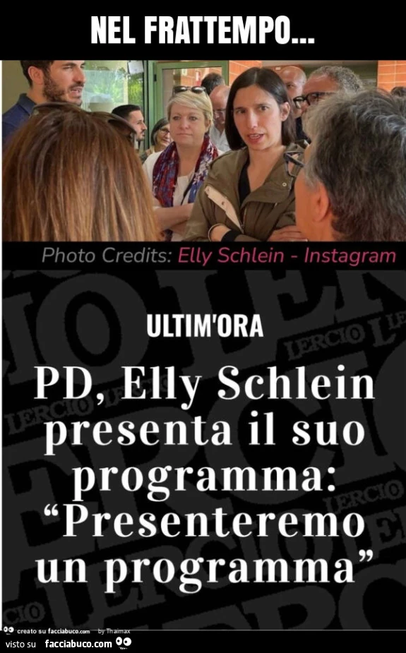 Nel frattempo
