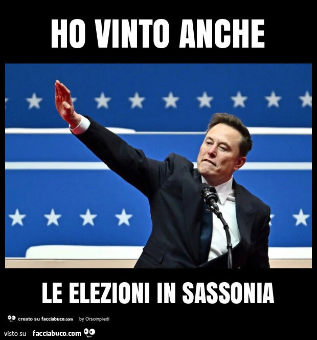 Ho vinto anche le elezioni in sassonia