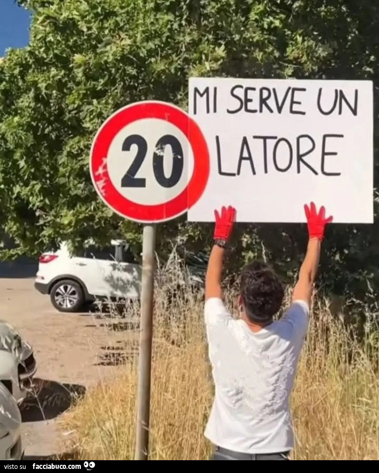 Mi serve un ventilatore cartello stradale