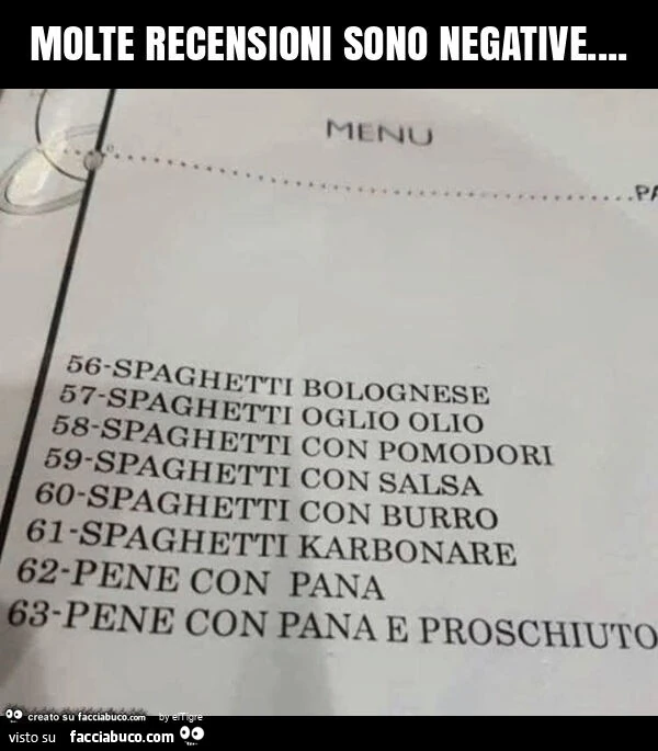 Molte recensioni sono negative