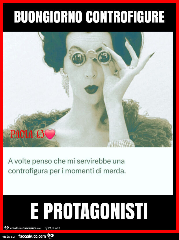 Buongiorno controfigure e protagonisti