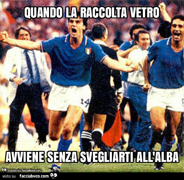 Quando la raccolta vetro avviene senza svegliarti all'alba