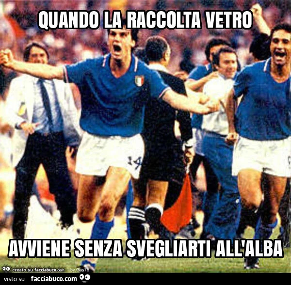 Quando la raccolta vetro avviene senza svegliarti all'alba