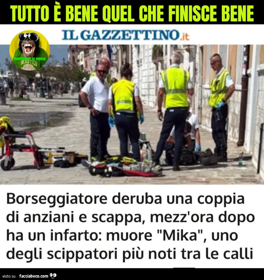 Tutto è bene quel che finisce bene