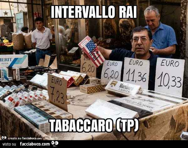 Intervallo rai tabaccaro (tp)