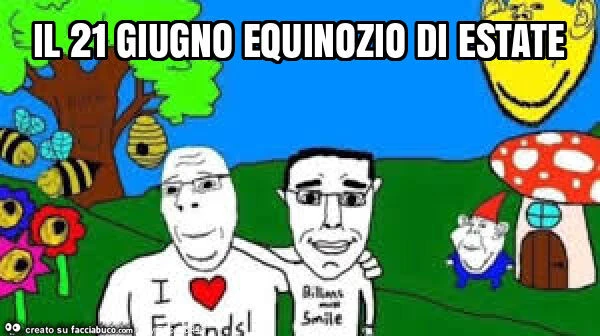 Il 21 giugno equinozio di estate