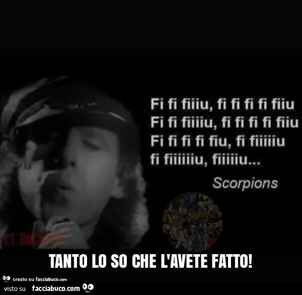 Fischiettare. Tanto lo so che l'avete fatto