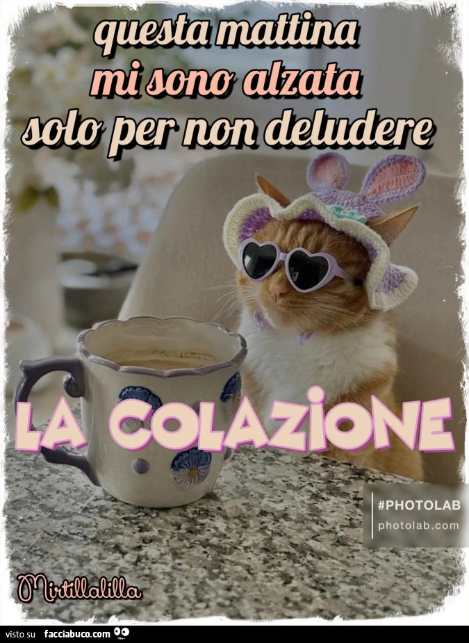 Non deludere la colazione
