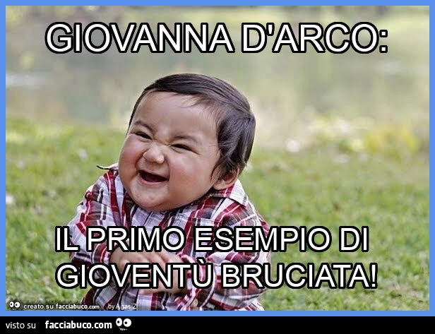 Giovanna d'arco: il primo esempio di gioventù bruciata