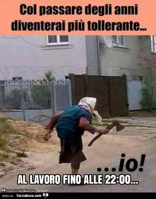 Al lavoro fino alle 22: 00