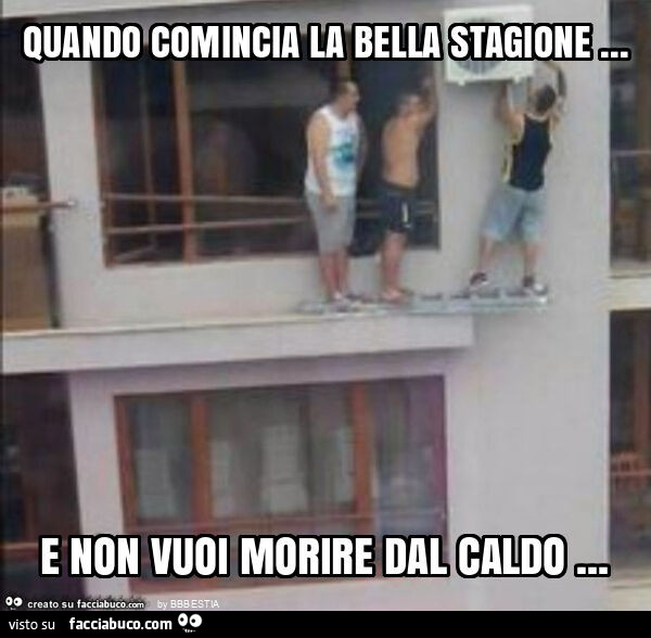 Quando comincia la bella stagione… e non vuoi morire dal caldo