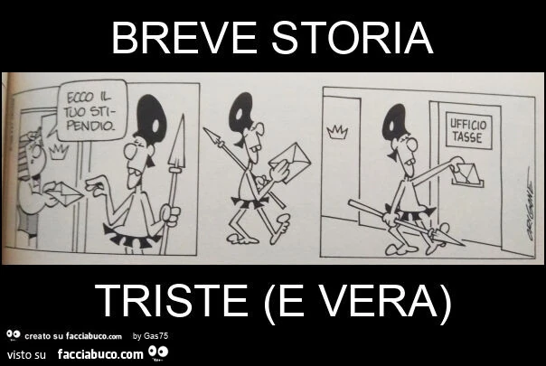 Breve storia triste (e vera)