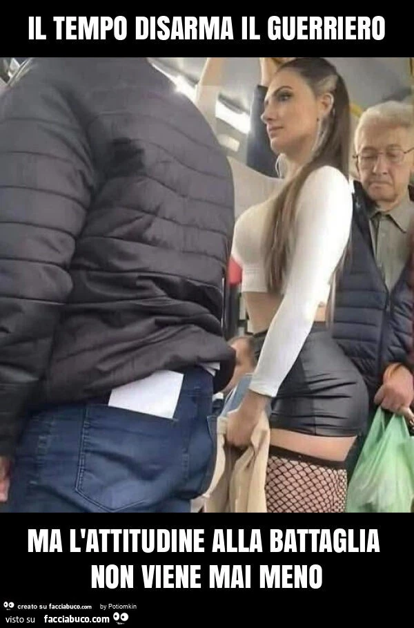 Il tempo disarma il guerriero ma l'attitudine alla battaglia non viene mai meno