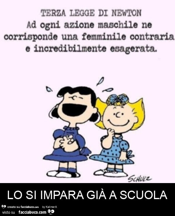 Lo si impara già a scuola