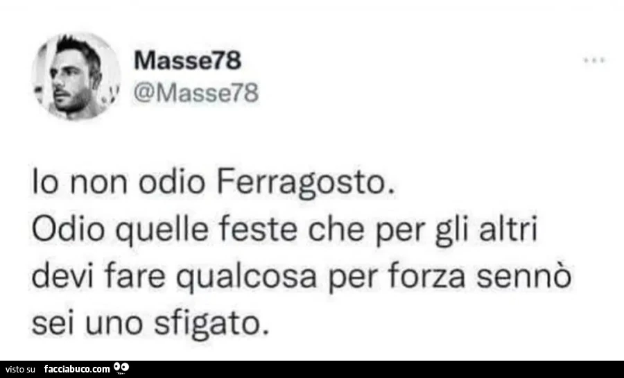 Obbligo a "divertirsi"
