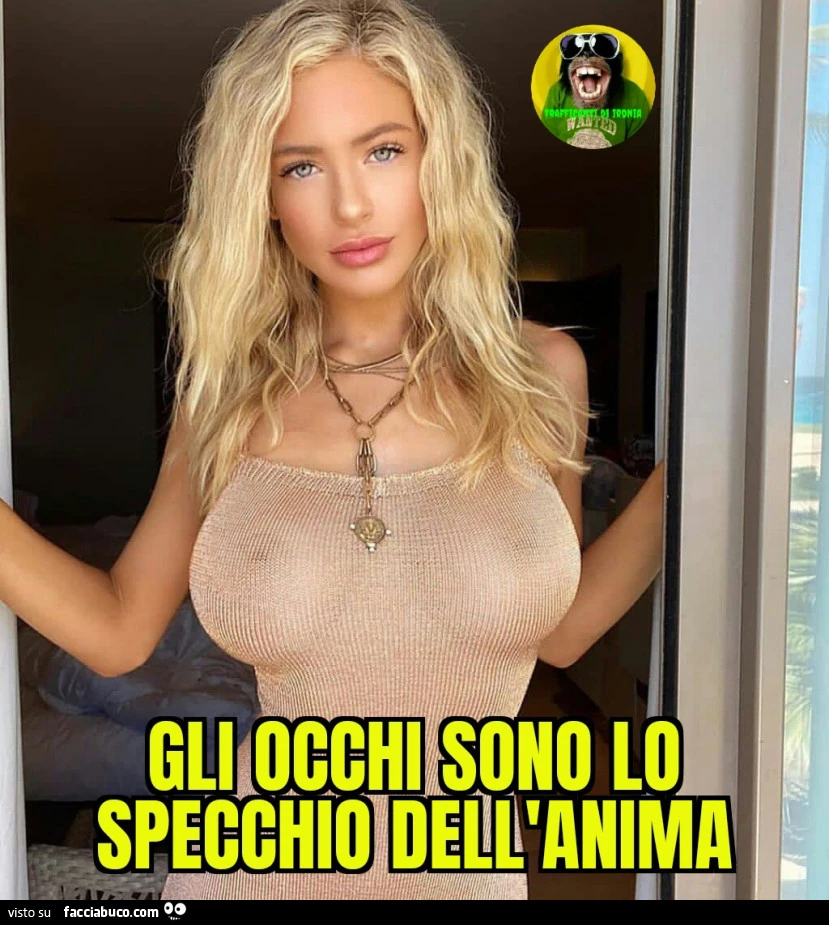 Gli occhi sono lo specchio dell'anima
