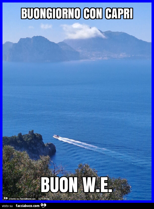 Buongiorno con capri buon w. E