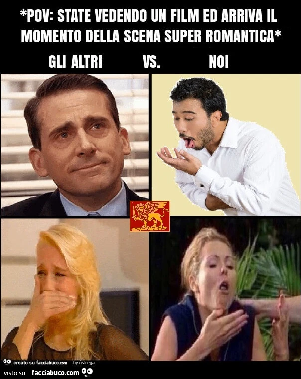 *pov: state vedendo un film ed arriva il momento della scena super romantica* le altre coppie vs. Noi รฒstrega