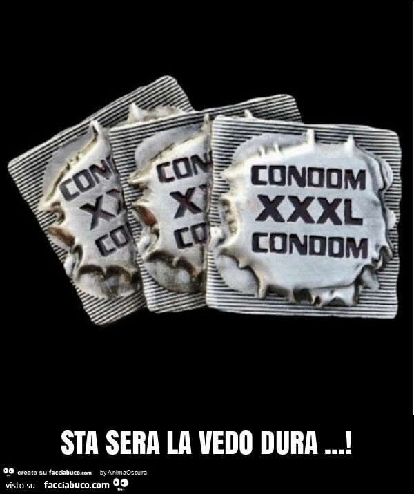 Sta sera la vedo dura