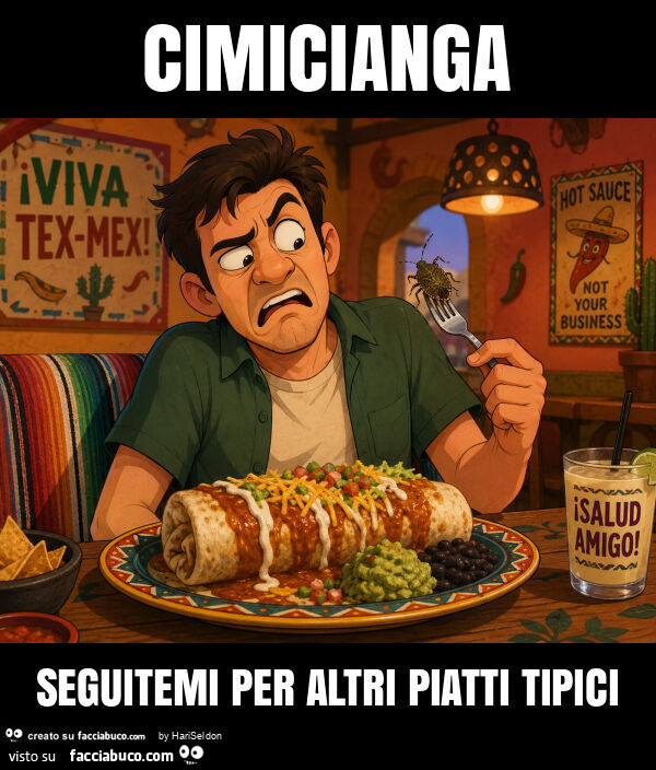 Cimicianga seguitemi per altri piatti tipici