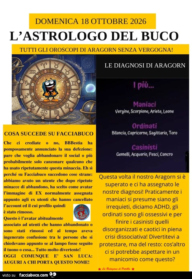 Le diagnosi di Aragorn