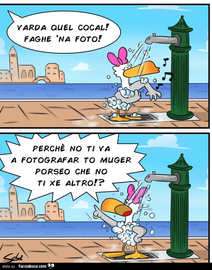 Doccia in spiaggia