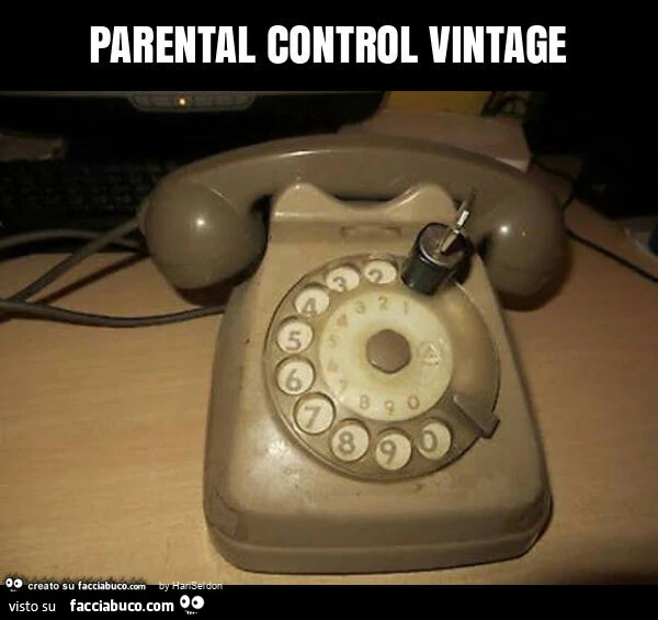 Parental control vintage