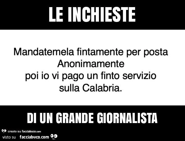 Le inchieste di un grande giornalista