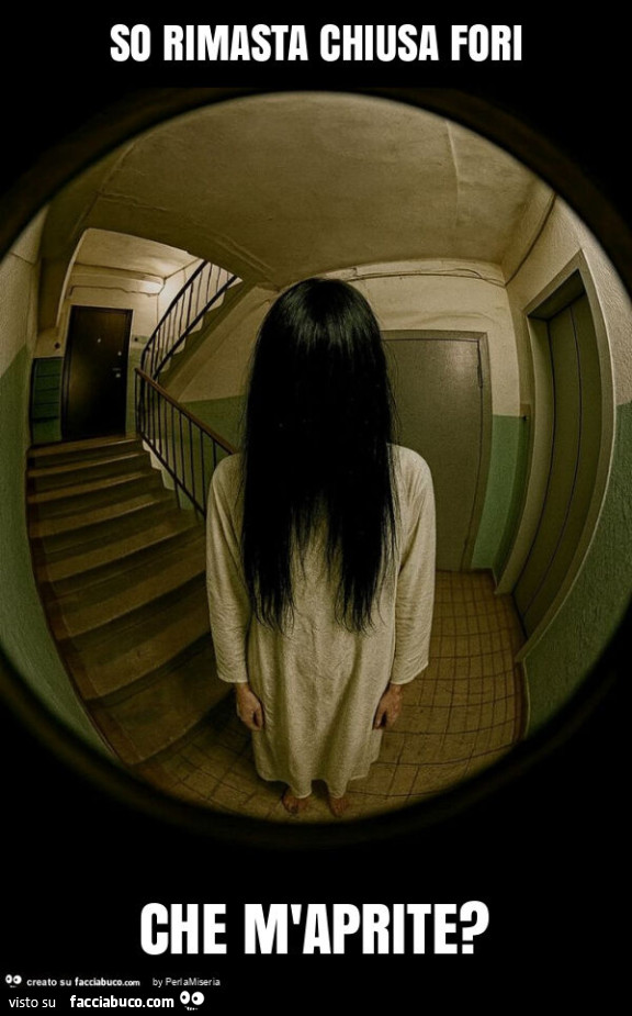 So rimasta chiusa fori che m'aprite?