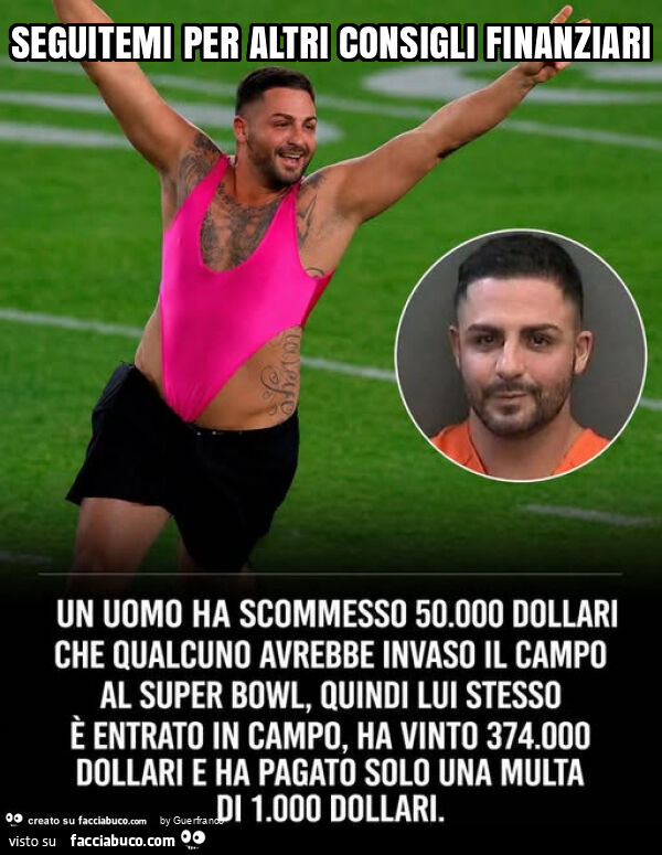 Seguitemi per altri consigli finanziari