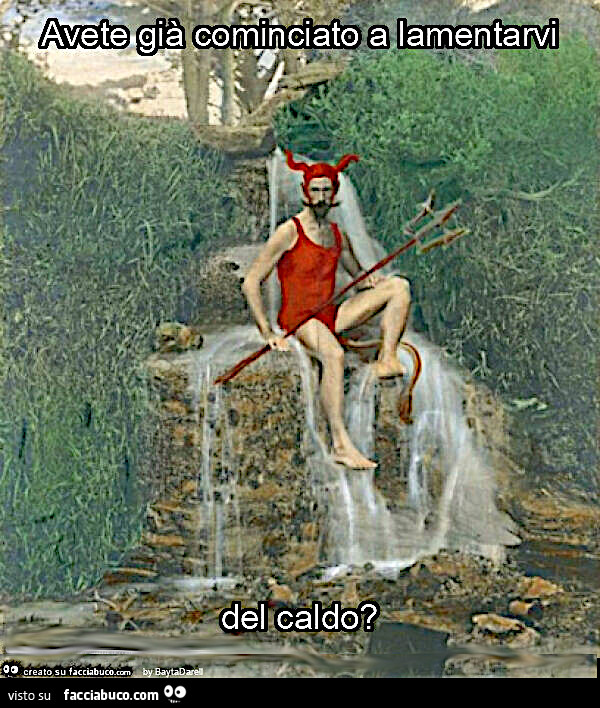 Avete già cominciato a lamentarvi del caldo?