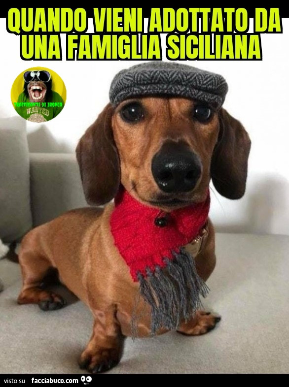 Quando vieni adottato da una famiglia siciliana