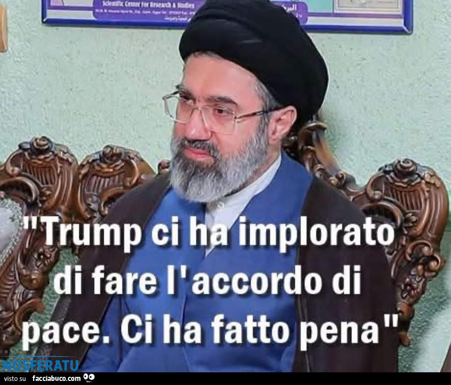 Ci ha fatto pena