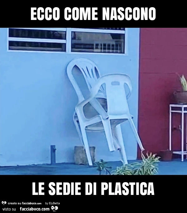 Ecco come nascono le sedie di plastica